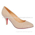 Dress Pumps Shoes, high-heeled, red bottom, comfortable insole, genuine leather vampNew